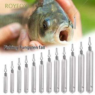 ROYFOXX New Fishing Tungsten fall High Quality Line Sinkers Sinker Quick Release Casting Weights Additional Weight 0.45g-14g Hook Connector