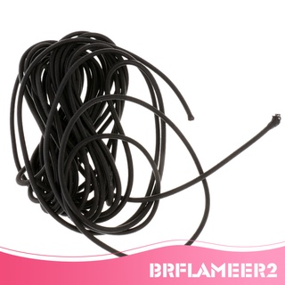 Brflameer2 cable negro Elástico Para atar 5m longitud 3mm grosor