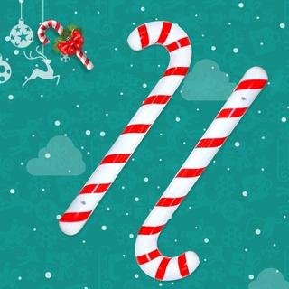globo inflable de la caña de caramelo de navidad, bastón colgante de árbol de navidad, bastón de niños, globo interactivo, decoración de jardín, año nuevo (6)