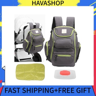 Havashop bolsa de pañales mochila impermeable de gran capacidad maternidad pañal viaje