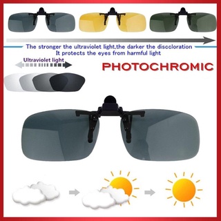 Driving Night Vision Flip-up Lente Cool Gafas Clip En Anti-UV 400 (4)