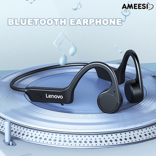 Ameesi para Lenovo X4 auriculares Bluetooth impermeables de gran capacidad de batería estéreo inalámbrico colgante oreja conducción ósea auriculares para deportes