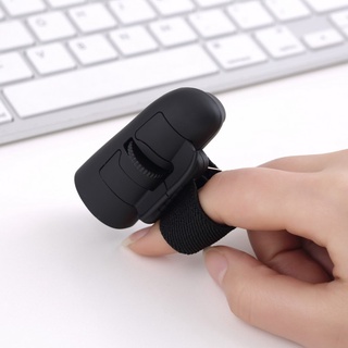 【foshou】2.4GHz USB Wireless Finger Rings Optical Mouse 1600DPI For PC Laptop Desktop