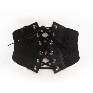 Cinturón Elástico Para Mujer/Retro/Correa Cruzada De Cadena Ajustable