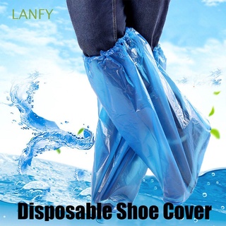 Lanfy desechable impermeable Unisex hombres Color sólido mujeres botas cubre zapatos cubiertas/Multicolor (1)