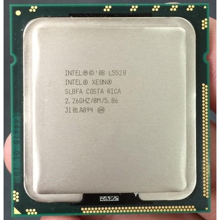 Intel Xeon Cpu L5520 Cpu 2.26 Ghz Lga 1366 8 Mb L3 caché Quad Core 60 W Processador