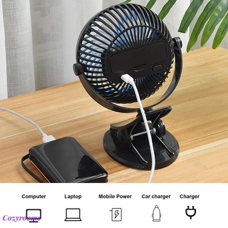 Cm.portátil Clip en ventilador escritorio y Clip ventilador silencioso Personal AC para oficina dormitorio hogar