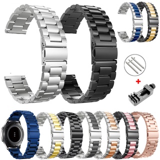 22mm 20mm Band Strap For Samsung Galaxy Watch 3 42 46mm gear S3 Active2 Steel for Huawei GT 2 Xiaomi Amazfit BIP GTR 2