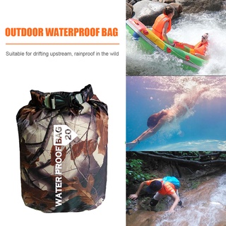 【Hw】20L Outdoor Dry Bag Swimming Waterproof Diving Boating Rafting Sack Bags (6)