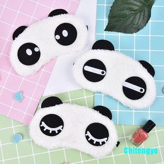 [Chitengye] 1 pza Panda lindo Máscara para ojos cara Sombra De ojos De ojos/cubierta para Dormir De viaje