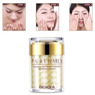 BIOAQUA Pearls Crema Facial Caracol Blanqueamiento Gel Ojos Suero Bolsas Anti Arrugas Coreano Cuidado De La Cara Cosméticos TSLM1