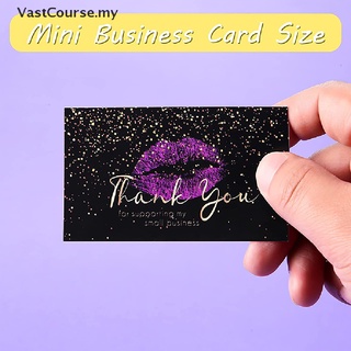 [vastcourse] 50 pzs/set de agradecimientos por apoyar mis tarjetas de visita pequeñas gracias tarjetas de felicitación MY
