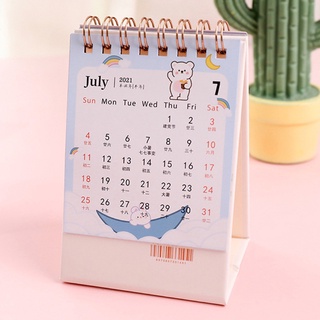 2022 simple mini papel de escritorio simple calendario dual diario planificador de mesa planificador anual Agenda organizador