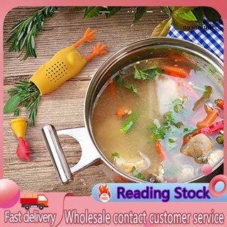 NCJ_Screaming Crock Chicken Stew Soup Seasoning Jar Silicone Herb Spice Infuser