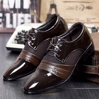 tamaño 39-46 hombres casual zapatos de vestir zapatos de cuero zapatos formales