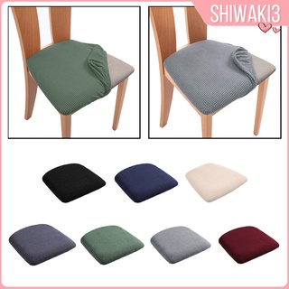 [Shiwaki3] Spandex estiramiento sillas de comedor cubiertas de silla de comedor cubiertas de asiento extraíble lavable