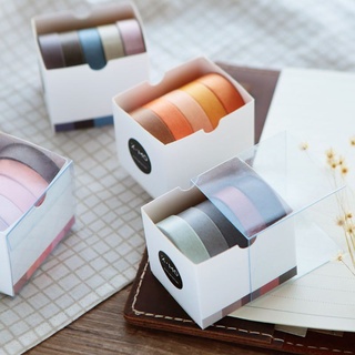5 rollos Mini juego de tapes creativos creativos Para manualidades/scrapbook decoración Para manualidades (7)