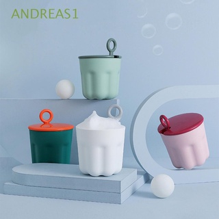 ANDREAS1 Portable Foam Cup Bathing Foamer Foam Bubble Maker Cup Body Wash Face Body Clean Tools Shampoo Shower Cleansing Cream Facial Cleanser Bubble Maker/Multicolor