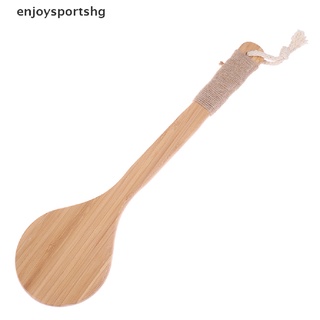 [enjoysportshg] Cepillo De Cuerpo Para Cepillado En Seco Con Mango De Bambú Largo Cerdas Naturales [Caliente]