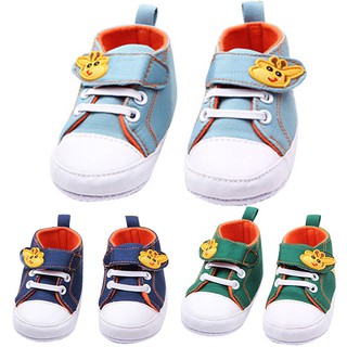 zapatos de lona para niños/niños jirafa/antideslizantes/suela suave/primeros zapatos para niños
