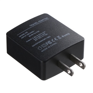 K6 negro USB cargador de pared de viaje adaptador de carga rápida enchufe US/reino unido para Smartphone (7)