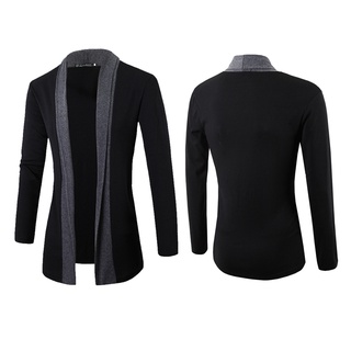 ❀ifashion1❀Stylish Men Knitted Cardigan Jacket Slim Long Sleeve Casual Sweater Coat (5)