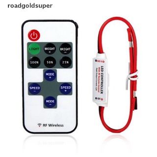 rgs 12v rf interruptor remoto inalámbrico regulador regulador para mini tira de luz led nuevo super