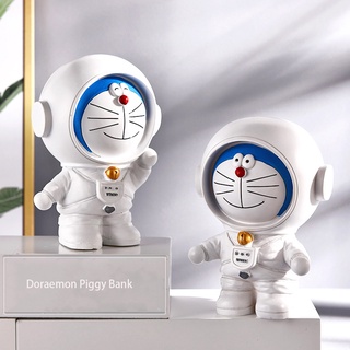 Astronauta hucha cajas de dinero almacenamiento de niños juguetes niños Doraemon hucha
