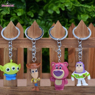 Showmestyle-Fashion Creative Toy Story Llavero Woody Buzz Lightyear Figura De Acción Muñeca Juguetes Para Niños Regalo (2)