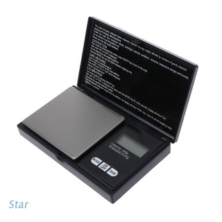 Star 500g/0.01g LCD Digital balanza de bolsillo joyería Gram Balance balanza de peso portátil