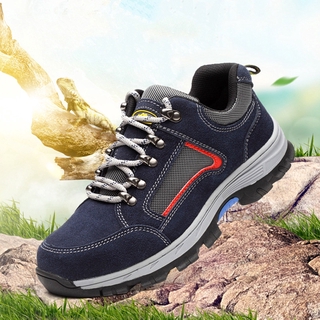 [Alta calidad]zapatos de trabajo de los hombres de acero puntera de seguridad zapatos de los hombres Indestructible zapatos de seguridad ligero Industrial y zapatos de construcción