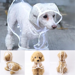 turnward moda perro impermeable al aire libre traje de lluvia productos para mascotas portátil perrito sudaderas impermeable transparente gato cachorro perro chaqueta (3)