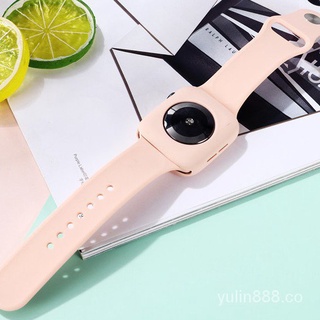 YL🔥Stock listo🔥Funda+correa+vidrio para apple watch band 44 mm iWatch band 38mm 42mm 40mm 44mm silicona parachoques pulsera serie 5 4 3 2 apple watch accesorios para X7 T500 W26 W46 W56 reloj inteligente (9)