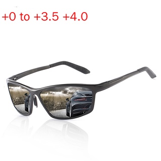 Mincl/2020 aluminio magnesio Bifocal lectura gafas de sol hombres Multifocal presbicia cuadrada gafas de sol dioptrías 1.0 a 4.0 (3)