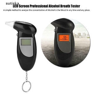 sutiska pantalla lcd digital alcohol breath tester analizador detector breathalyser display co