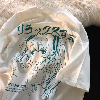 Jew4room No Golpea La Camisa ! anime Japonés Impresión De Dibujos Animados Hermosa Chica De Manga Corta T-shirt Estudiante Universidad st