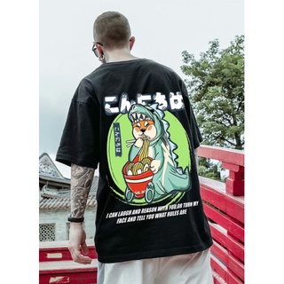 japonés harajuku marca de moda de gran tamaño de manga corta t-shirt de los hombres de moda ins viento más el tamaño de los hombres de media manga de verano pareja (1)