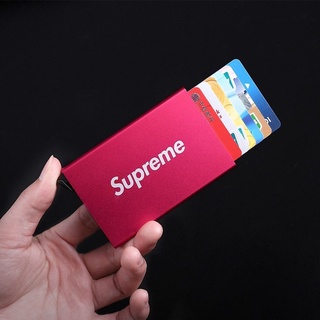 Fashion Icon Supreme Bank Card Box Personality Card Storage Box Gift