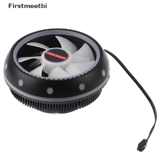 [firstmeetbi] rgb cpu enfriador led disipador de calor 3 pines intel amd pc procesador de escritorio ventilador de refrigeración caliente