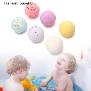 fashionhousehb 1pc 60g burbuja baño bombas spa bola de sal exfoliante hidratante baño sal jabón venta caliente (1)