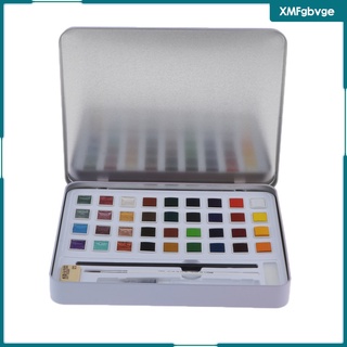 36/48 colores acuarela pintura pigmento caja set dibujo arte artesanía suministros