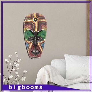 [bigrooms] 1 pza Máscara De pared Pintada en madera Estilo Africano/decoración Africana/Chiseled/mano/pared/suéter