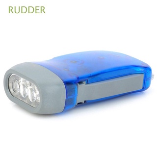 generador de timón de mano de prensado de mano antorcha linterna portátil azul dinamo alimentado por manivela dínamo senderismo led/multicolor