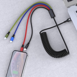 ur multi cable de carga 4 en 1 tipo c conectores de puerto micro usb transmisión rápida