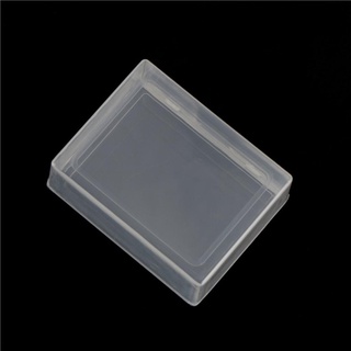 [enjoysportshb] práctico mini organizador de joyas de plástico transparente nombre tarjeta caja de almacenamiento [caliente]