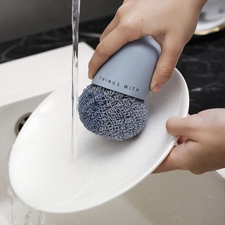trueidea cepillo de lavado de platos de cocina herramientas de limpieza cepillo de limpieza de cocina cepillo extraíble reutilizable para el hogar (8)