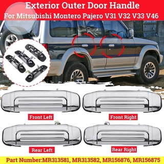 1x abs manija de puerta de coche para mitsubishi pajero 1992-2000 manija de puerta accesorios exteriores (1)