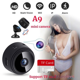 Mini cámara A9 1080p HD cámara IP versión de voz nocturna video seguridad inalámbrica vigilancia wifi melostore
