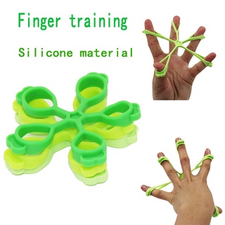 managah Soft Silicone Hand Exerciser Grip Strength Strengthener Finger Stretcher Trainer