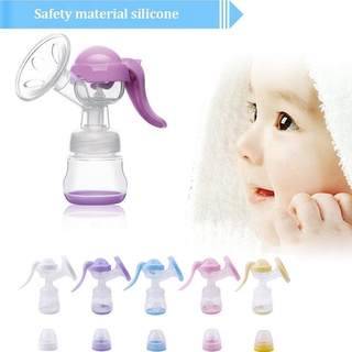 mini extractor de leche manual de mano y botella de almacenamiento de leche de lactancia materna